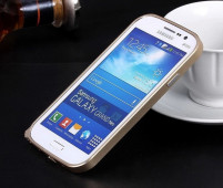 Луксозен алуминиев бъмпър за Samsung Galaxy Grand Duos i9082 / Grand Neo i9060 / Grand Neo Plus златист